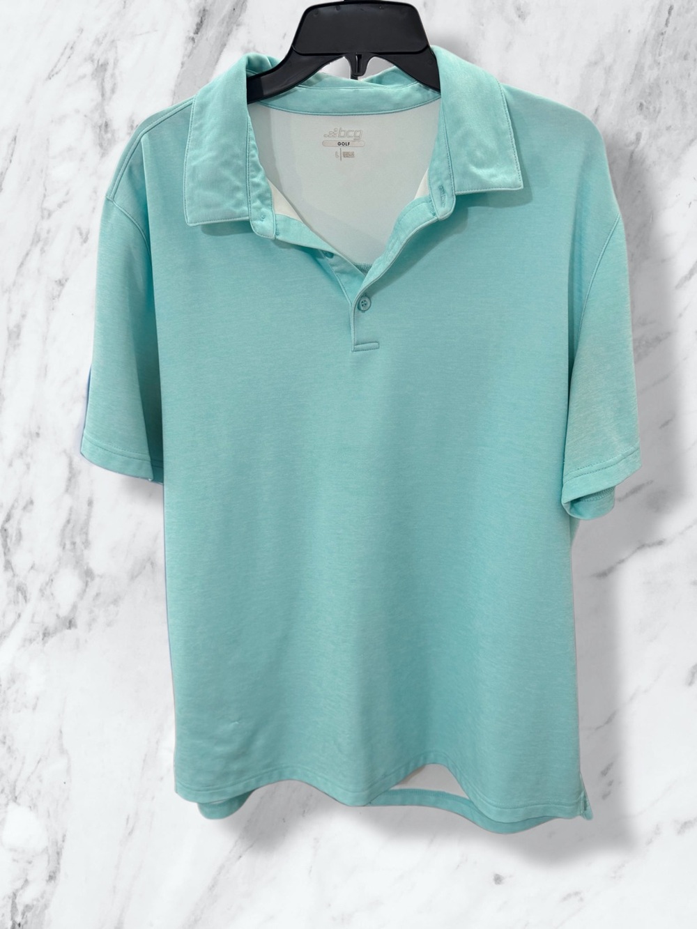 Men's BCG Aqua Polo Shirt - Large